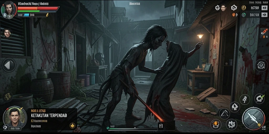 Gameplay menegangkan dalam suasana horor yang mencekam