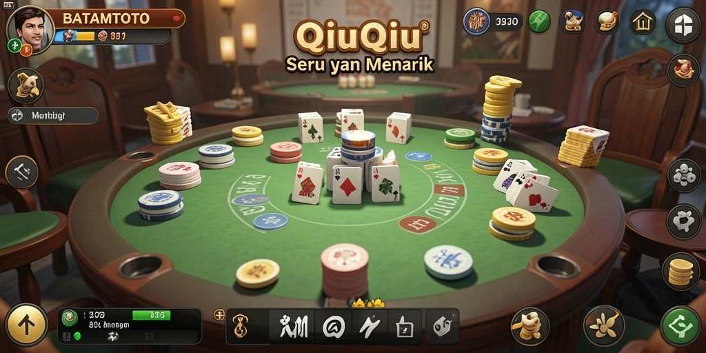 Tampilan gameplay seru dari BATAMTOTO QiuQiu.