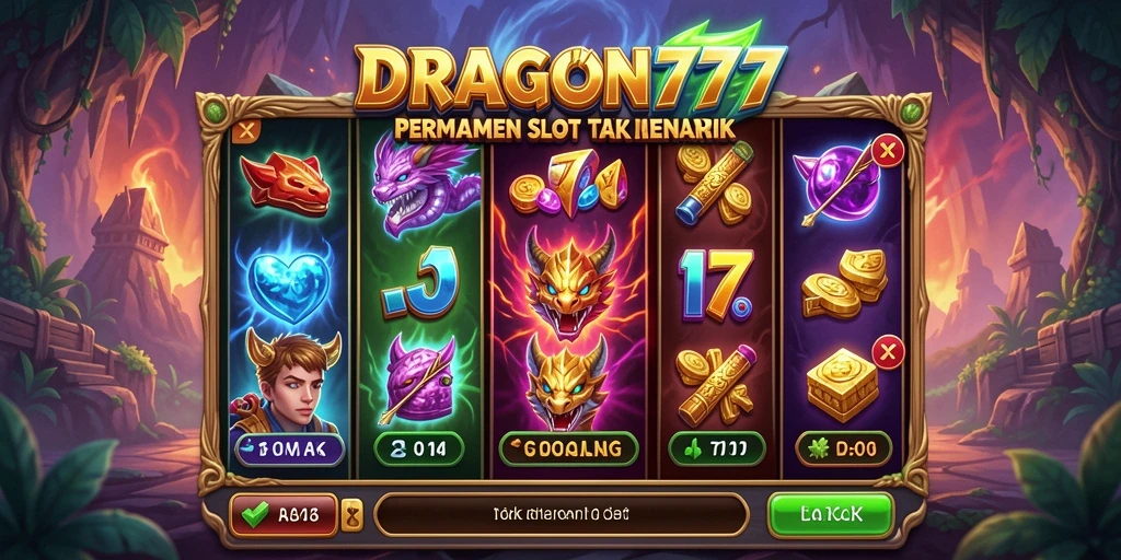 Tampilan permainan slot dengan grafis memukau dan antarmuka yang menarik.