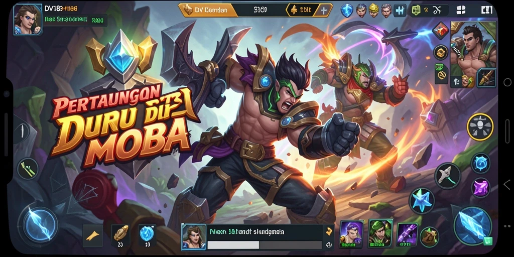 Screenshot gameplay <strong>DV188</strong> yang menampilkan pertarungan seru antar tim.