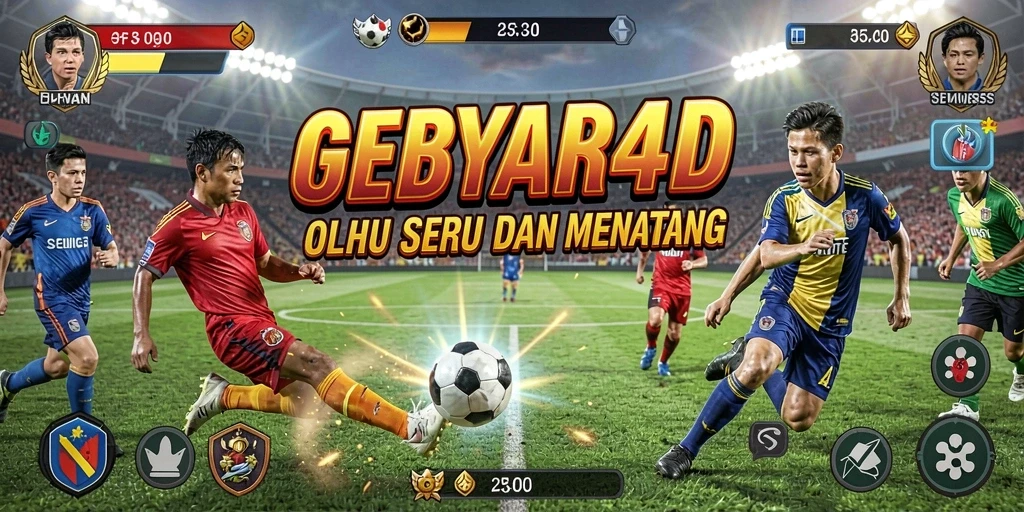 Screenshot GEBYAR4D menampilkan pertandingan seru dalam olahraga.