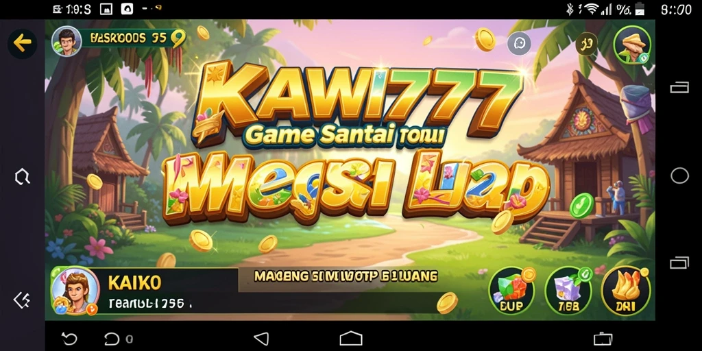 Tampilan gameplay KAWI777 yang mengasyikkan dan penuh warna.