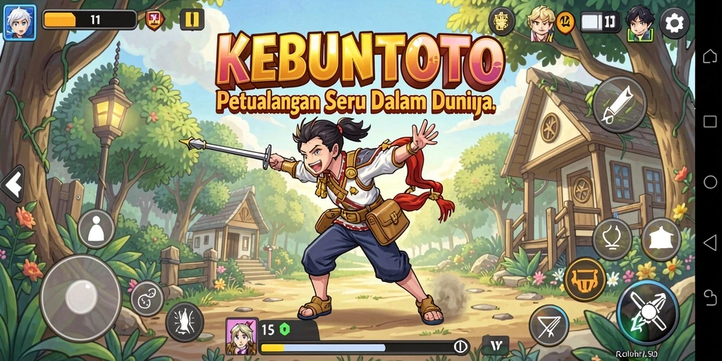 Tampilan screenshot gameplay KEBUNTOTO yang menarik dan dinamis.