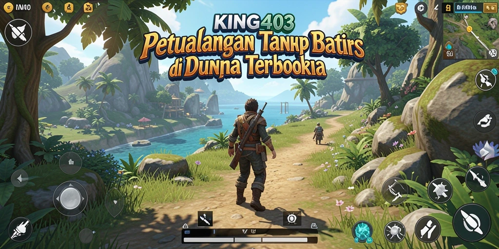 Tampilan gameplay KING403 yang menakjubkan dalam dunia terbuka.
