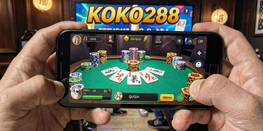 Tampilan gameplay menarik KOKO288 dalam permainan QiuQiu.