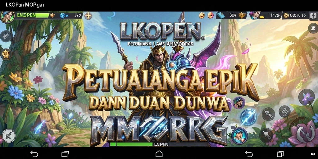 Tampilan epic dari gameplay <strong>LKOPEN</strong> yang menampilkan pertarungan seru.