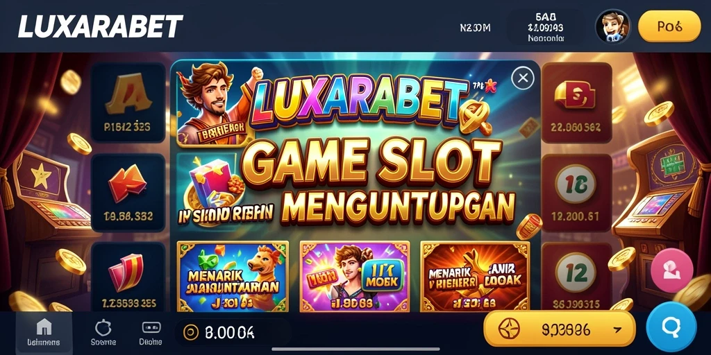 Screenshot gameplay LUXARABET yang menunjukkan keseruan permainan Slot.