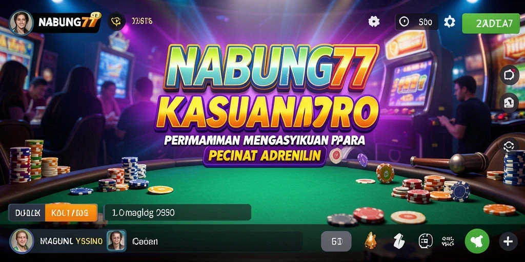 Screenshot gameplay NABUNG77 menampilkan berbagai permainan Kasino yang menggembirakan.