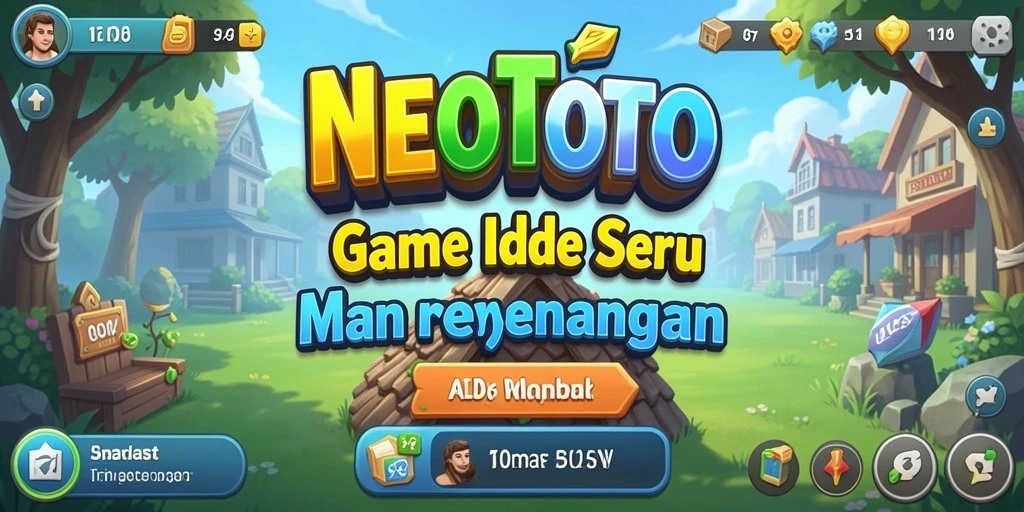 Gameplay NEOTOTO yang santai dan menarik dengan grafis colorful.