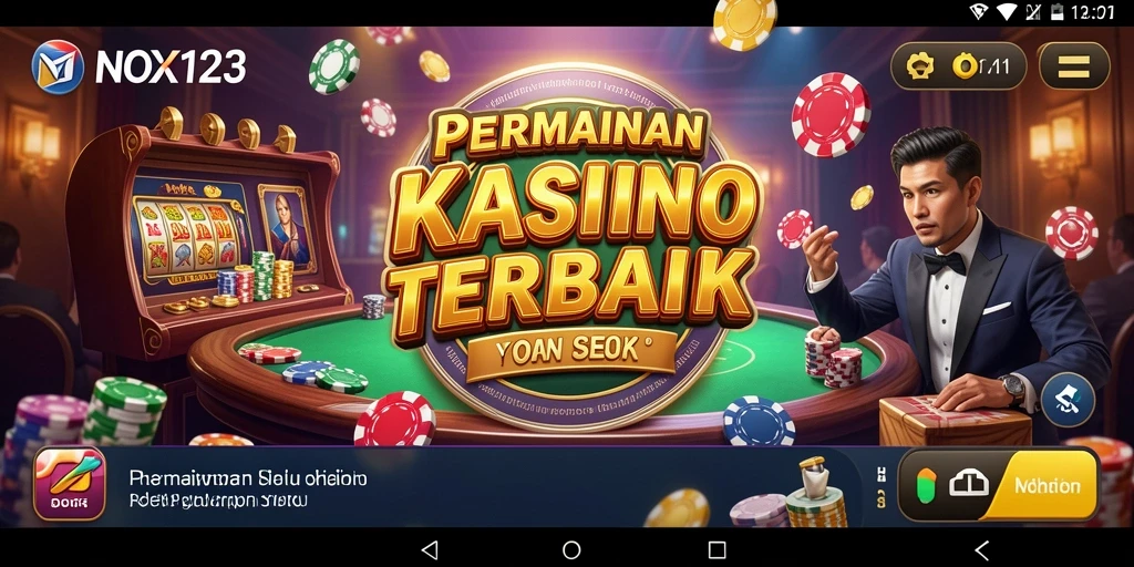 Tampilan menarik dari gameplay Kasino di NOX123.