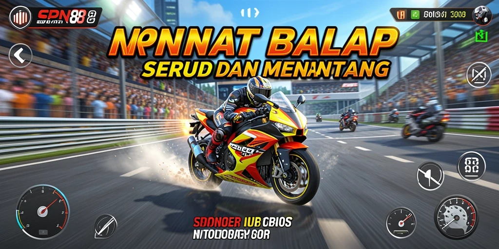 Gameplay seru balap motor di SPN88 yang mendebarkan.