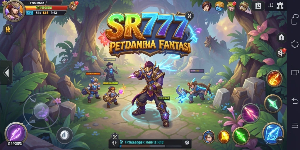 Tampilan gameplay seru dalam petualangan menantang di SR777.