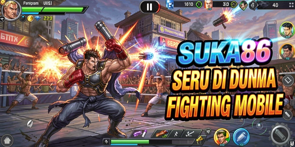 Tampilan seru permainan Fighting di SUKA86 dengan karakter yang memukau.
