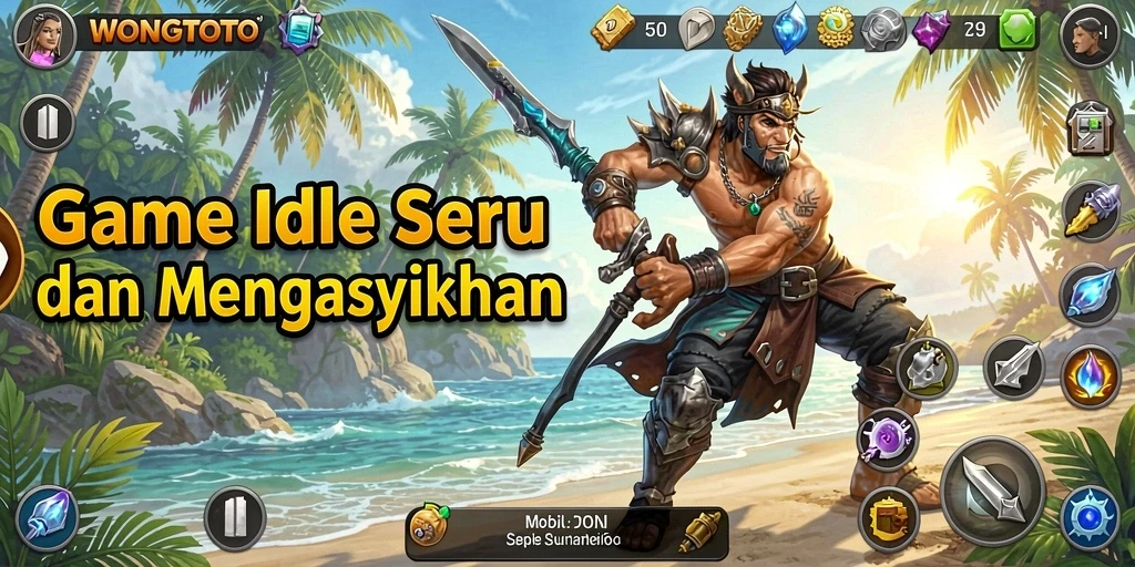 Tangkapan layar menampilkan gameplay seru dan otomatis dari WONGTOTO.
